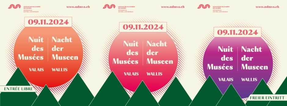 © Affiche de la nuit valaisanne des musées 2024 - Nuit des musées