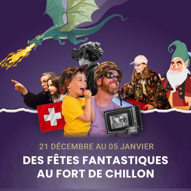 © Des fêtes fantastiques au Fort de Chillon pendant les fêtes de Noël à Veytaux-Montreux - Fort de Chillon