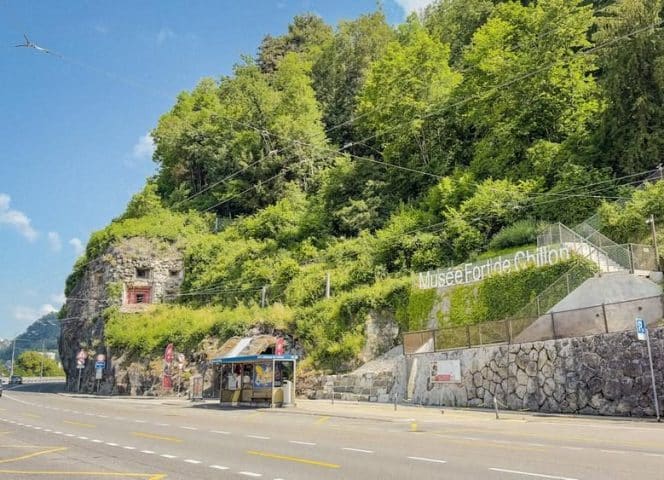 Le Fort de Chillon à Veytaux/Montreux, témoin militaire les plus importants et les mieux gardés de l'histoire de la Suisse.